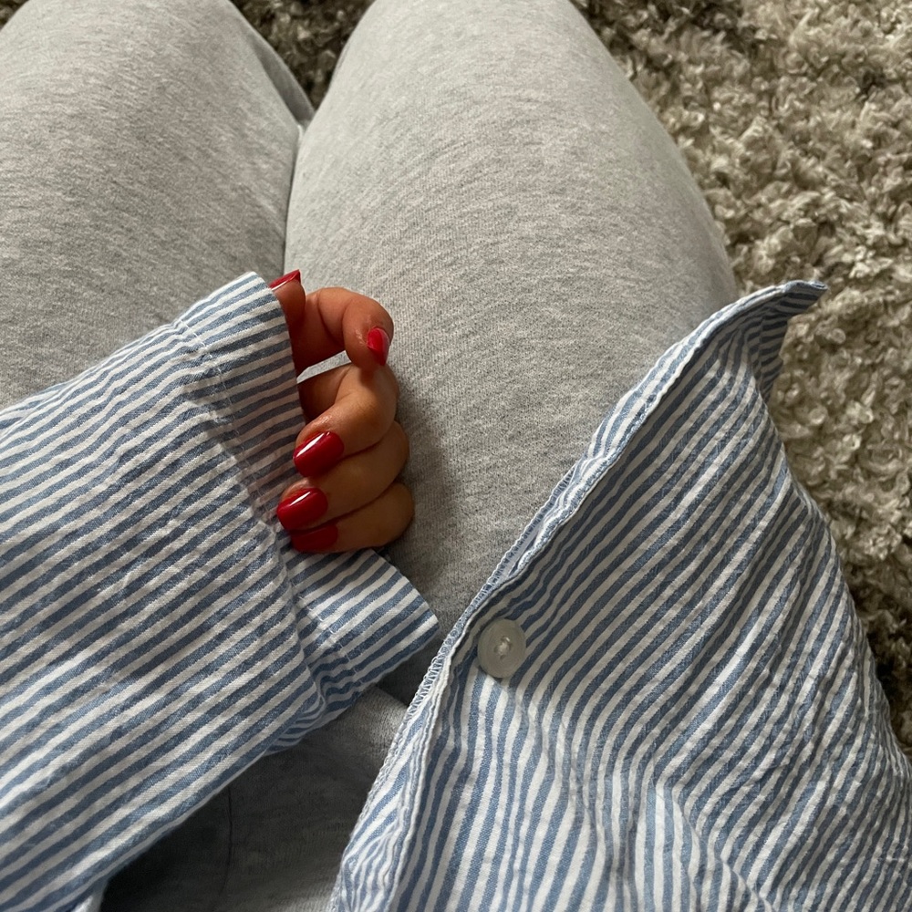 Striped button up - Picture 3 of 3